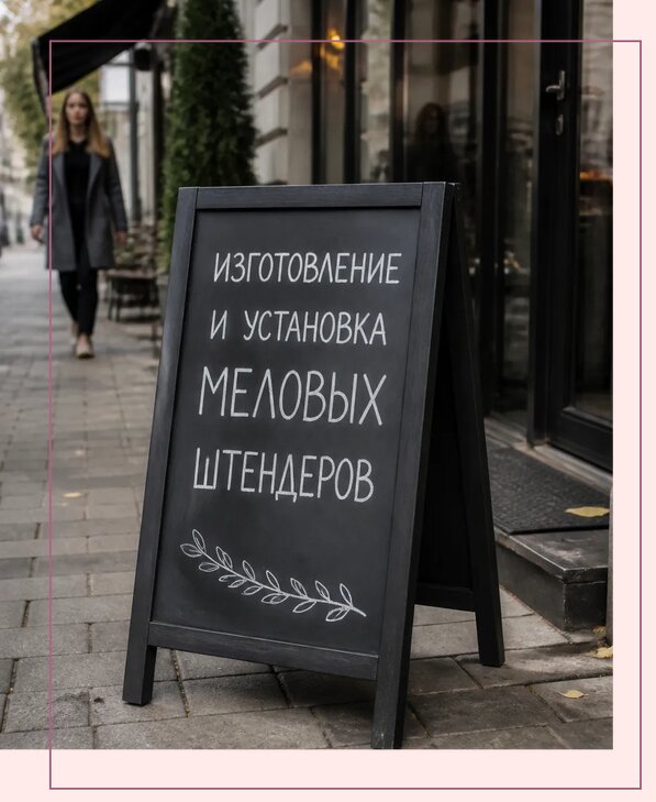 Меловые штендеры в Черногорске по цене от 6635 р. | Аванза-Чрн